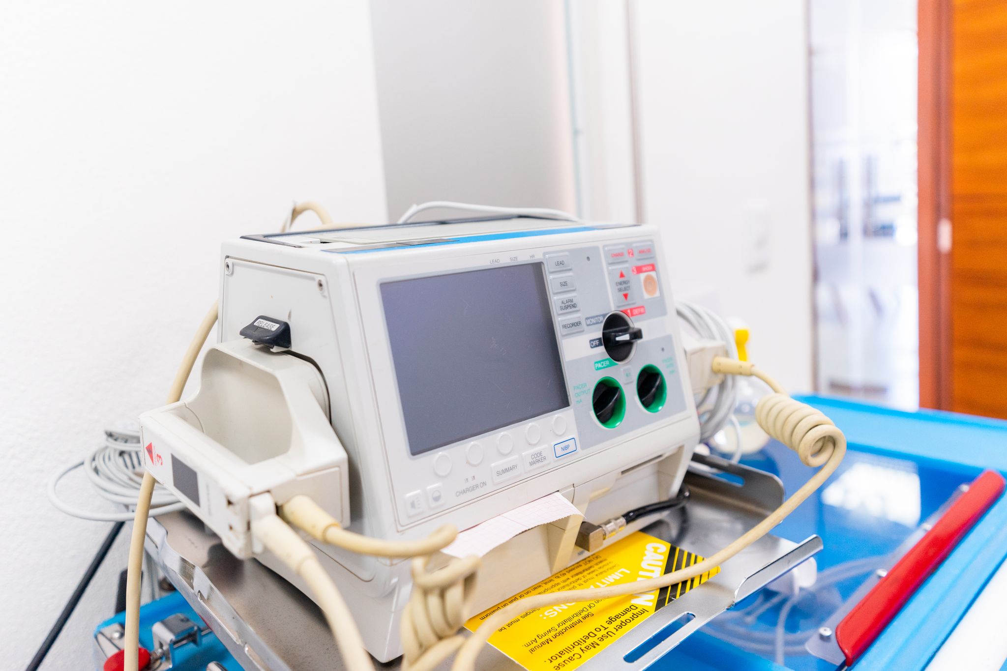 High Resolution Image Of A Modern Defibrillator In